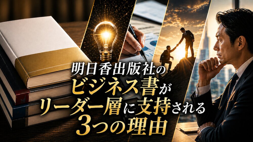 明日香出版社のビジネス書がリーダー層に支持される3つの理由